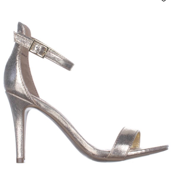 Womens MG35 Blaire2 Ankle Strap Sandals, Gold - Picture 1 of 8